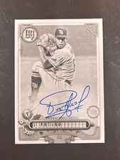 2022 Topps Gypsy Queen Luis Patino Black & White  Auto - #43 /50 Tampa Bay Rays