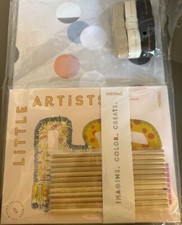 Little Artists Create - Coloring Book, Craft Paper, Ribbon, and Colored Pencils