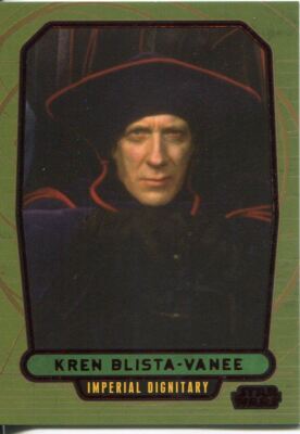 Star Wars Galactic Files 2 Red Parallel Base Card #526 Kren Blista-Vanee