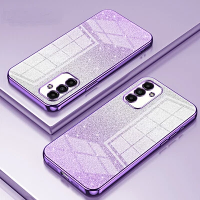 Plating Case Glitter Cover For Samsung S25 FE S24 S23 Ultra A56 A55 A54 A17 A16 - Image 1 of 4