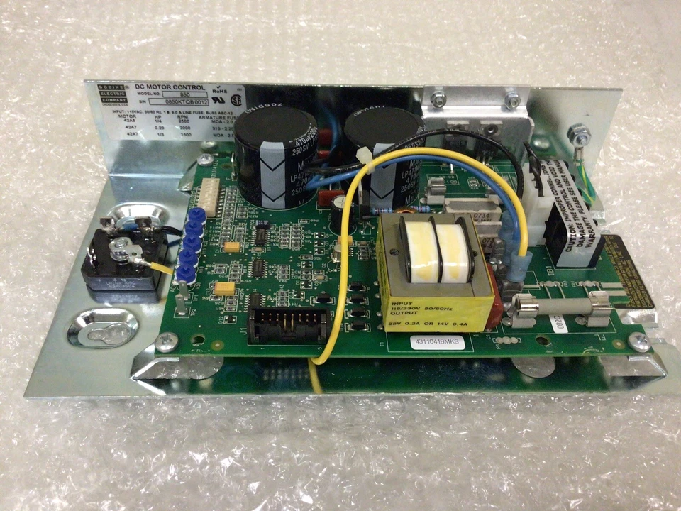 NEW, BODINE 0850KT / 850 ELECTRONIC MOTION CONTROL, S/N:0850KTQB0012, FREE SHIP - Image 4 of 4