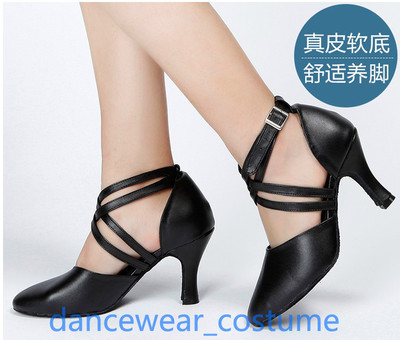 Ladies Samba Ballroom Latin Tango Waltz Modern Salsa Dance Heels Shoes US5-9 New