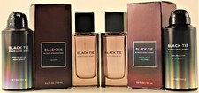 4 Piece Bath  Body Works Men's Collection BLACK TIE Cologne 3.4oz  Body Spray