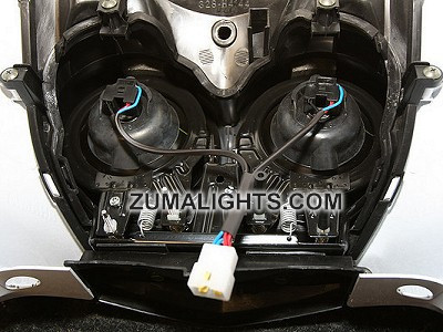 Yamaha Zuma 125 Dual Headlight Wiring Harness, 2009-2015, kit, USA Made Original