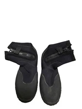 Neo Sport 3MM Neoprene Zippered Dive Ankle Boots For Water Sports Size 10