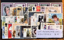 TIMBRES ROYAUME UNI LOT OBLITERES