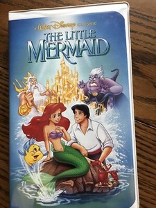 Original Banned Cover Art The Little Mermaid Disney Vhs Rare Discontinued Ebay