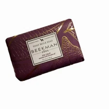 BEEKMAN 1802 FIG LEAF PURE GOAT MILK SOAP -  3.5oz PALM SIZE