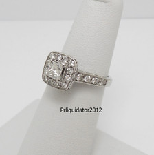 1CT Natural Diamond Anniversary Engagement Wedding Bridal Ring 14K White Gold