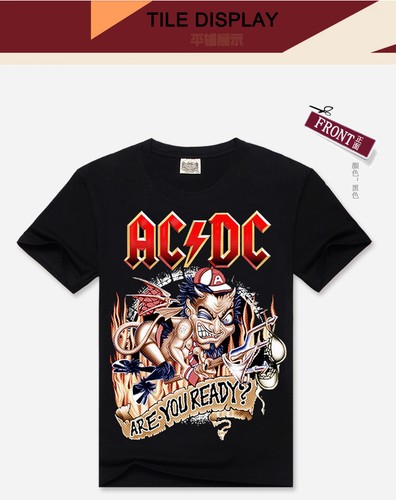 Dibujos animados rock crimen hombre camisetas DC hip moda heavy metal camiseta | eBay