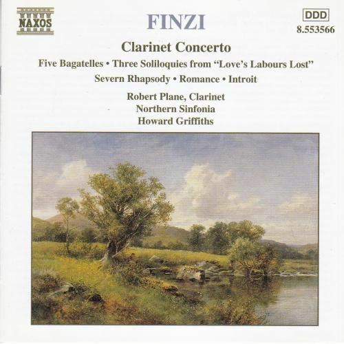 Finzi - Clarinet Concerto CD :  Robert Plane