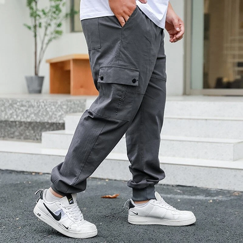 Plus size mens jogger pants sales