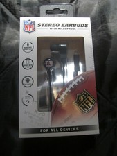New York Giants NFL Earbud Headphones NIB