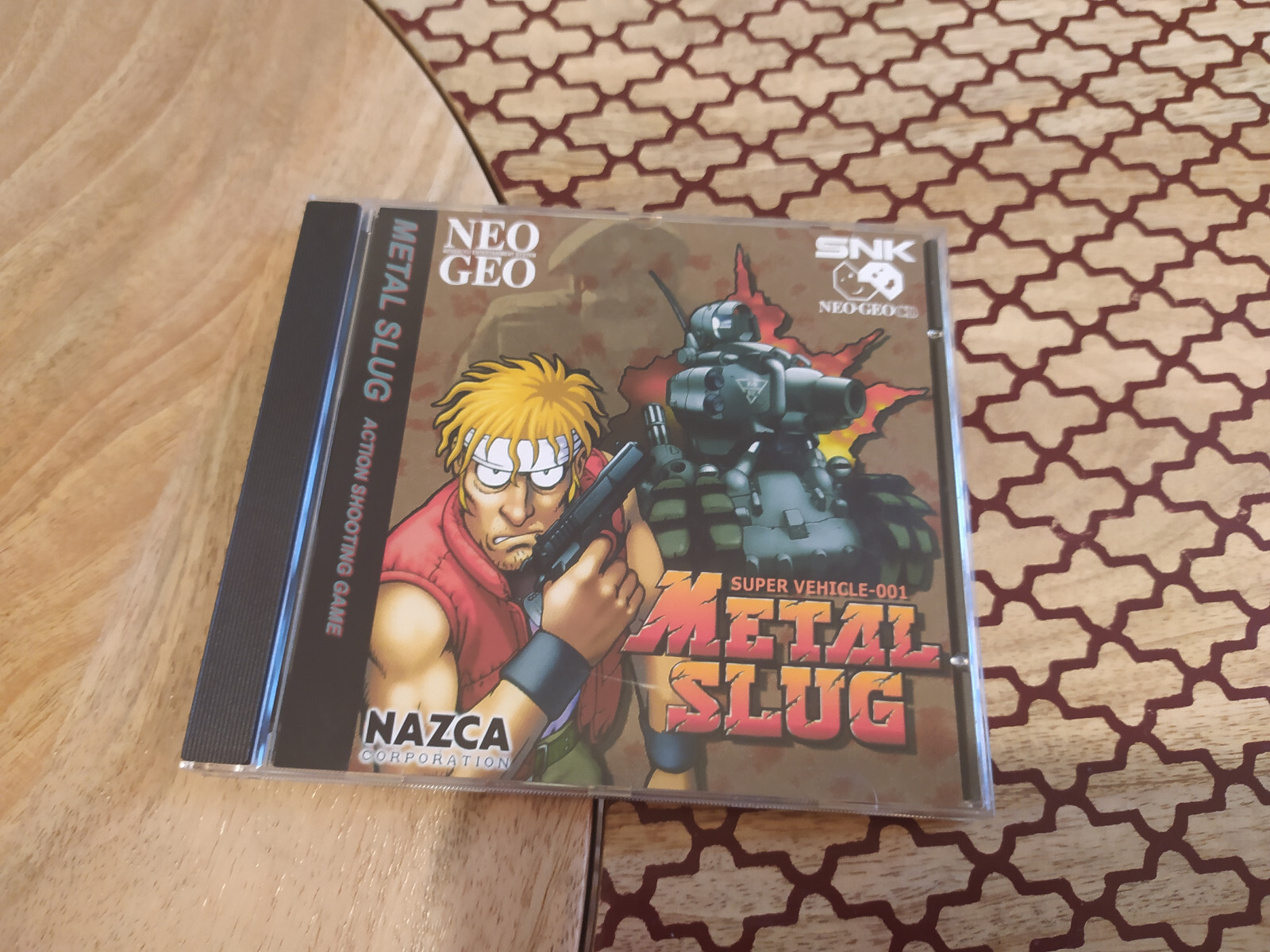 Metal Slug Neo Geo CD / Repro Boitier et disque