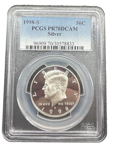 1987-S PROOF Kennedy Half Dollar PCGS PR 70 DCAM DEEP Cameo 1987-S PROOF Kennedy Half Dollar PCGS PR 70 DCAM DEEP Cameo