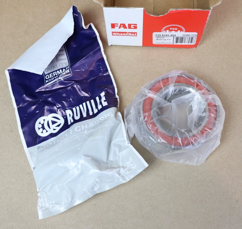 Kit Cojinete Rueda Delantero Trasero Izquierdo Derecho 2 FAG Audi A4 A6 A8 Allroad Quattro S4 Foto 2 de 4