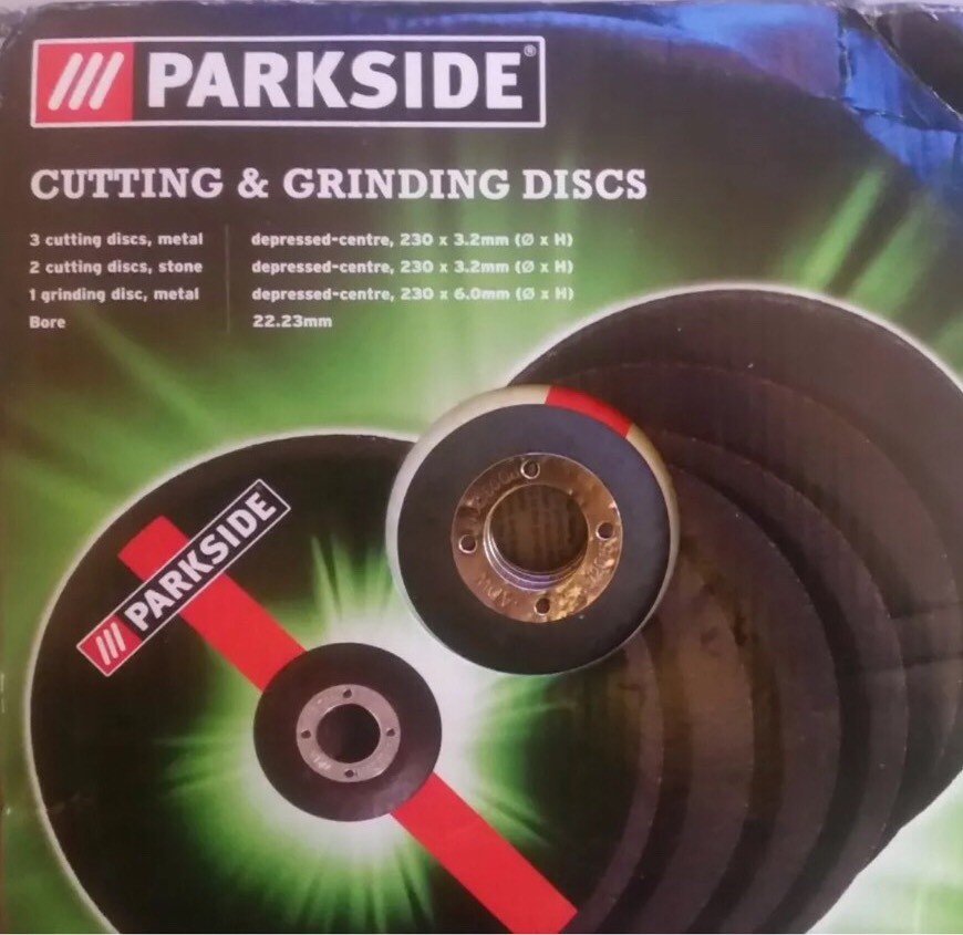PARKSIDE cutting & grinding discs 6 pice set💥💥💥💥 eBay