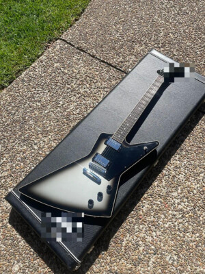 Brendon Small Thunderhorse Explorer Electric Guitar 2012 - Silverburst Fast Ship