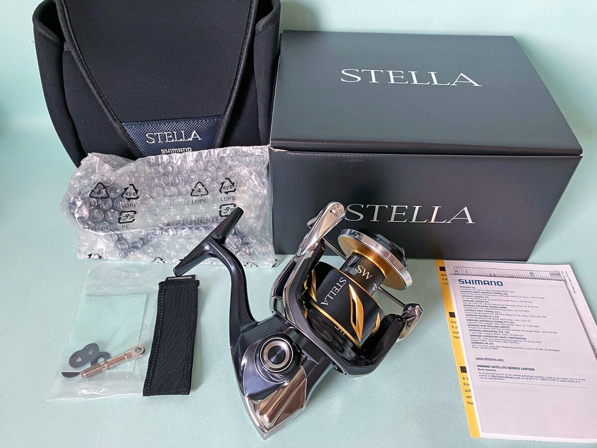 Shimano 19 STELLA SW Spinning Reel Fishing Various Size New Shimano 19 STELLA SW Spinning Reel Fishing Various Size New