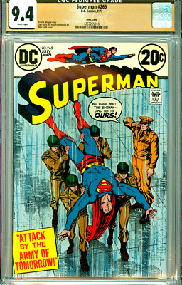 SUPERMAN #265 CGC 9.4 Massachusetts PEDIGREE copy Bronze Age DC COMICS 1973