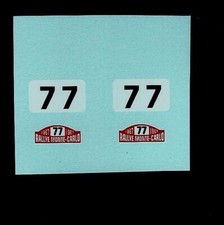 CORGI 340 SUNBEAM IMP MONTE CARLO TRANSFERS/DECALS