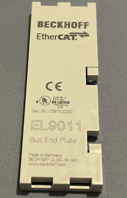 Beckhoff EL9011 Bus end cover (NEW NO BOX)