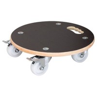 Wagner Pflanzenroller Blumenroller Maxigrip Rund 38 X 11 Cm Braun