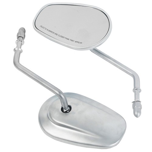 8mm Rearview Side Mirror Fit For Harley Davidson XL1200L XL883 XL883L Sportster - Picture 12 of 15