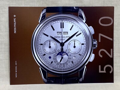 PATEK PHILIPPE Booklet 5270 Grand Complications Chrono Ewiger Kalender 2011 /