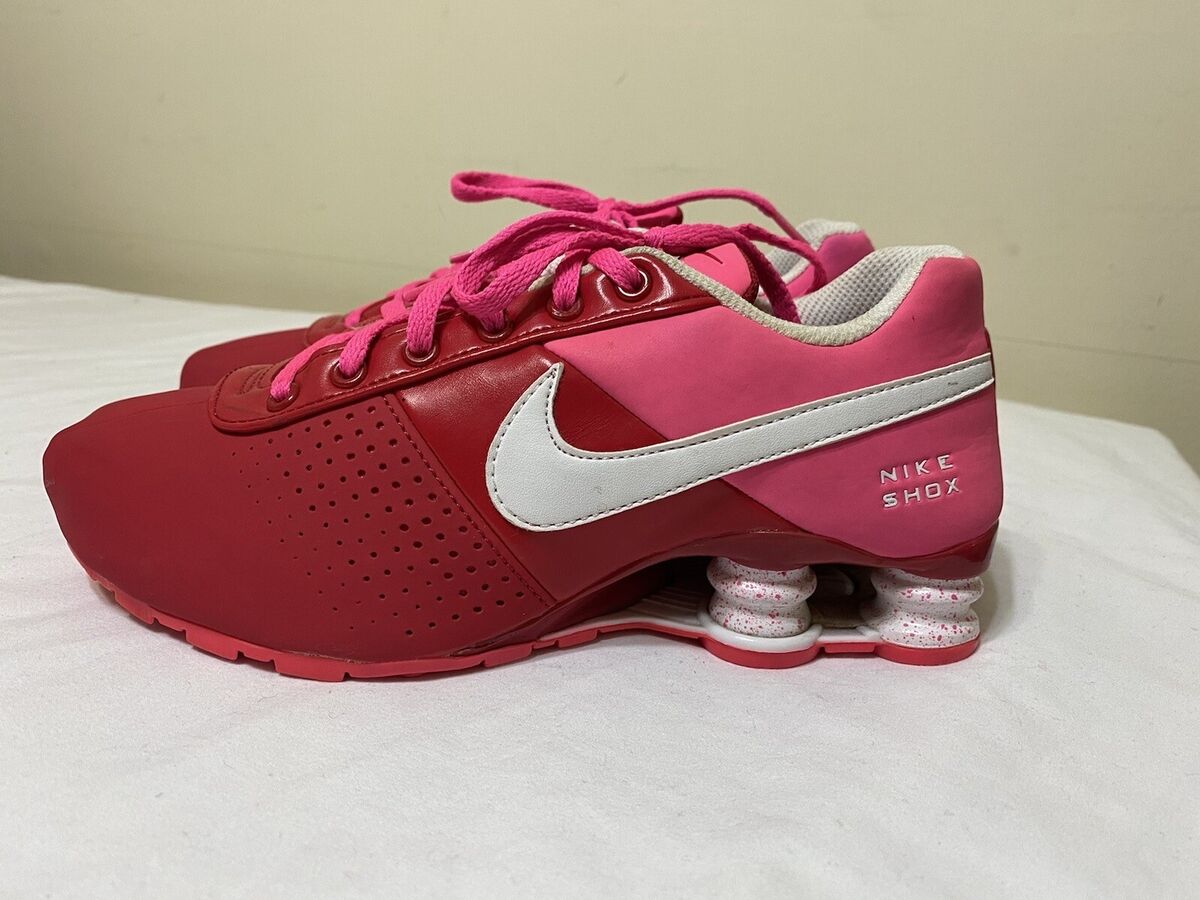 responsabilidad mariposa Sur oeste RARE Nike Shox Deliver PNT GS 616542-616 Dark Red White Pink - 4.5Y/ Women'  6 | eBay