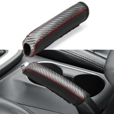 Universal Hand Brake Cover Car Handbrake Sleeve Pu Leather Cover Anti-skid .