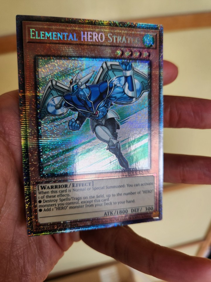Elemental Hero Stratos Starlight Rare Yugioh | Meses sin interés
