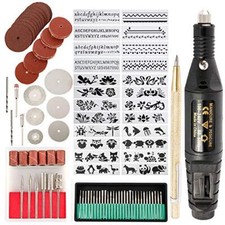 Engraving Pen Tool Kit Etching Pen DIY Rotary Tool for Glass Wood Ceramic Metal