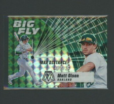 2021 MOSAIC BASEBALL MATT OLSON BIG FLY PRIZM A'S CARD #BF11 NM-MT