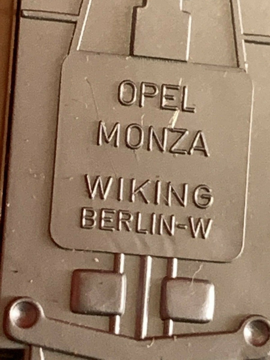 Modèle Réduit WIKING 1/87 - Opel Monza Bleu Clair, Occasion En Très Bon état (sans Boîte)