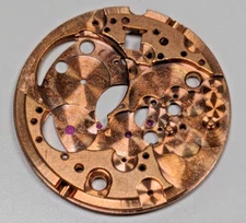 NOS Benrus FE-23-235 (17 jewels) Movement Main Plate - FE FE2D1 FE2D5