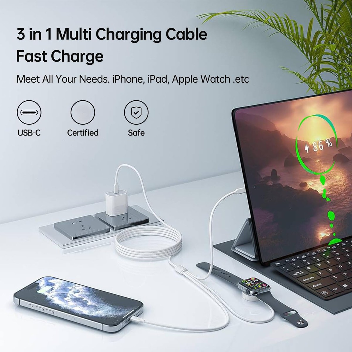 Apple Watch Best Apple Ipad Charger Magnetic Fast Charger Cable