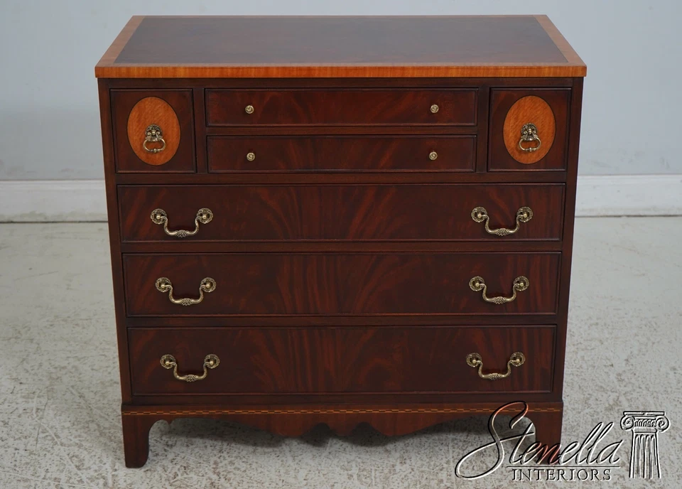 L67076: HENKEL HARRIS Model 334 Mahogany Inlaid Server Chest - Image 2 of 4