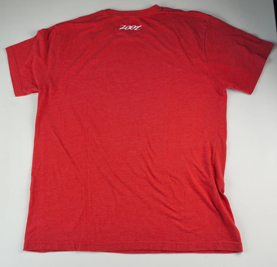 Camiseta Zoot Ironman Campeonato Mundial Triatlón Roja XL Performance Tee 2015 Foto 4 de 4