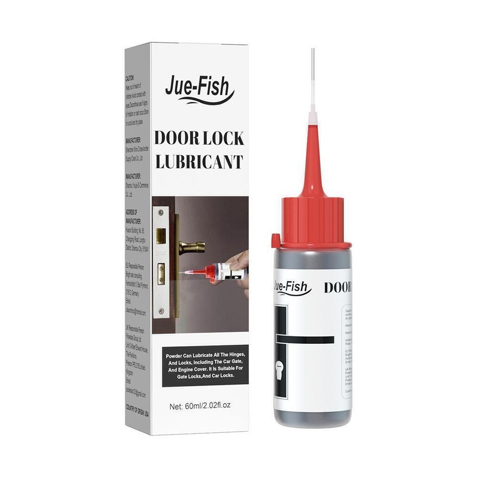 60ml Door Graphite Lock Lubricant Cylinder OilfreePowder F5T7 Ho N
