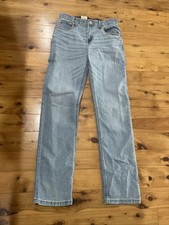 NEW 48 Levi's 514 Straight Stretch Denim Blue Jeans Red Tag Boys Size 18 Reg 29