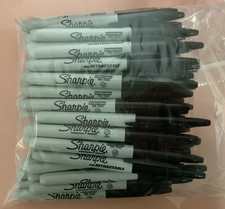 lot of 50ct SHARPIE Retractable Fine Point Permanent Markers Black