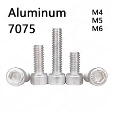 Aluminum Alloy 7075 Allen Bolt Hex Socket Cap Head Screws M4/M5/M6