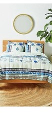 Anthropologie King Kirby Quilt And 4 Shams