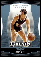 2024 Leaf In The Game Used Jerry West #TG-14 The Greats