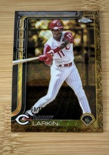 2025 Topps Gilded Collection - Barry Larkin #132 Gold Wave Refractor 68/75