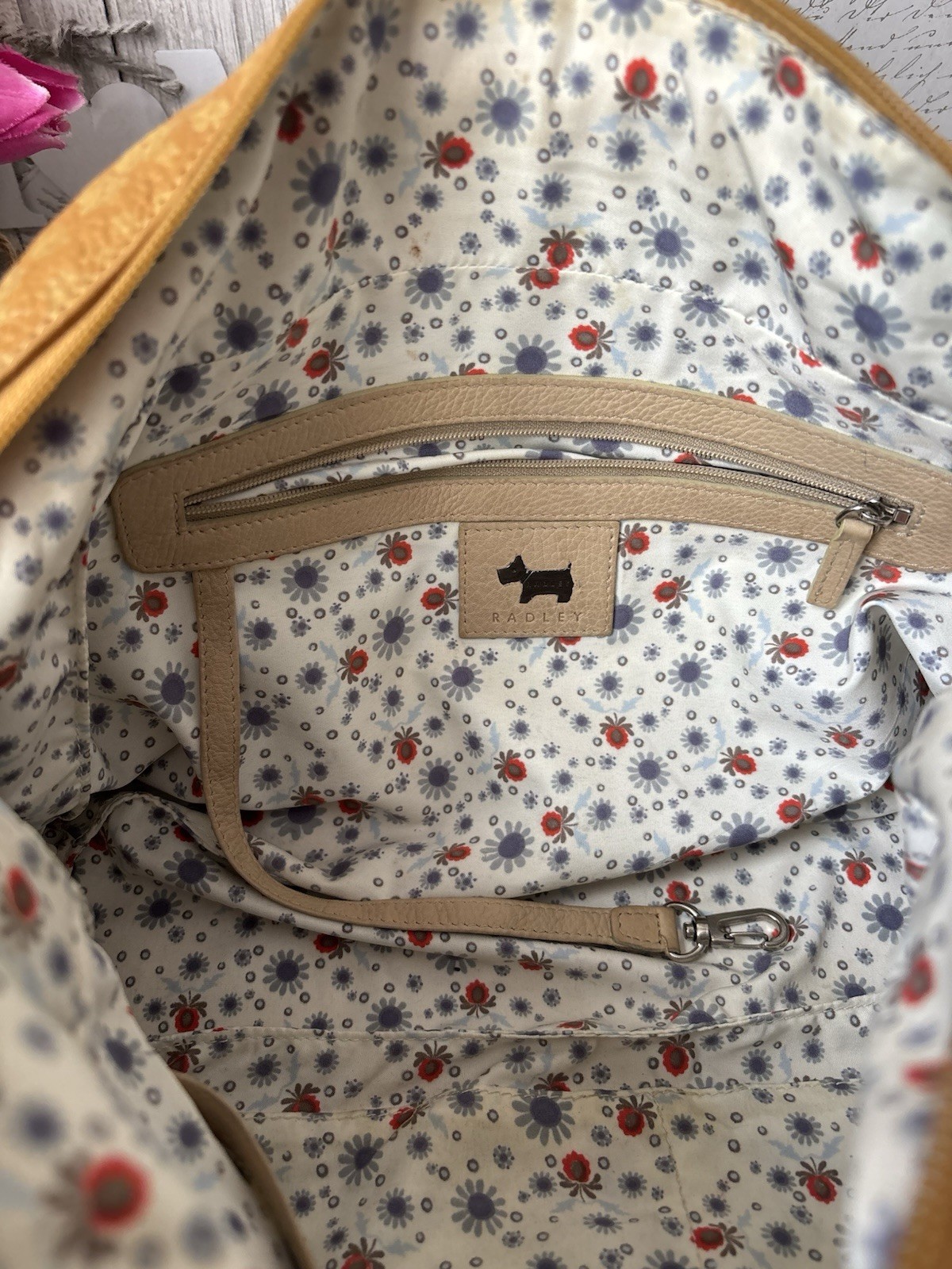 Beautiful Radley Patchwork Over Shoulder Bag Hand… - image 7