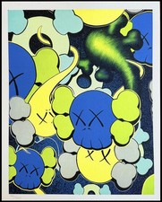 Kaws Litografia COA originale Mori Art Museum edizione limitata in 200 _-