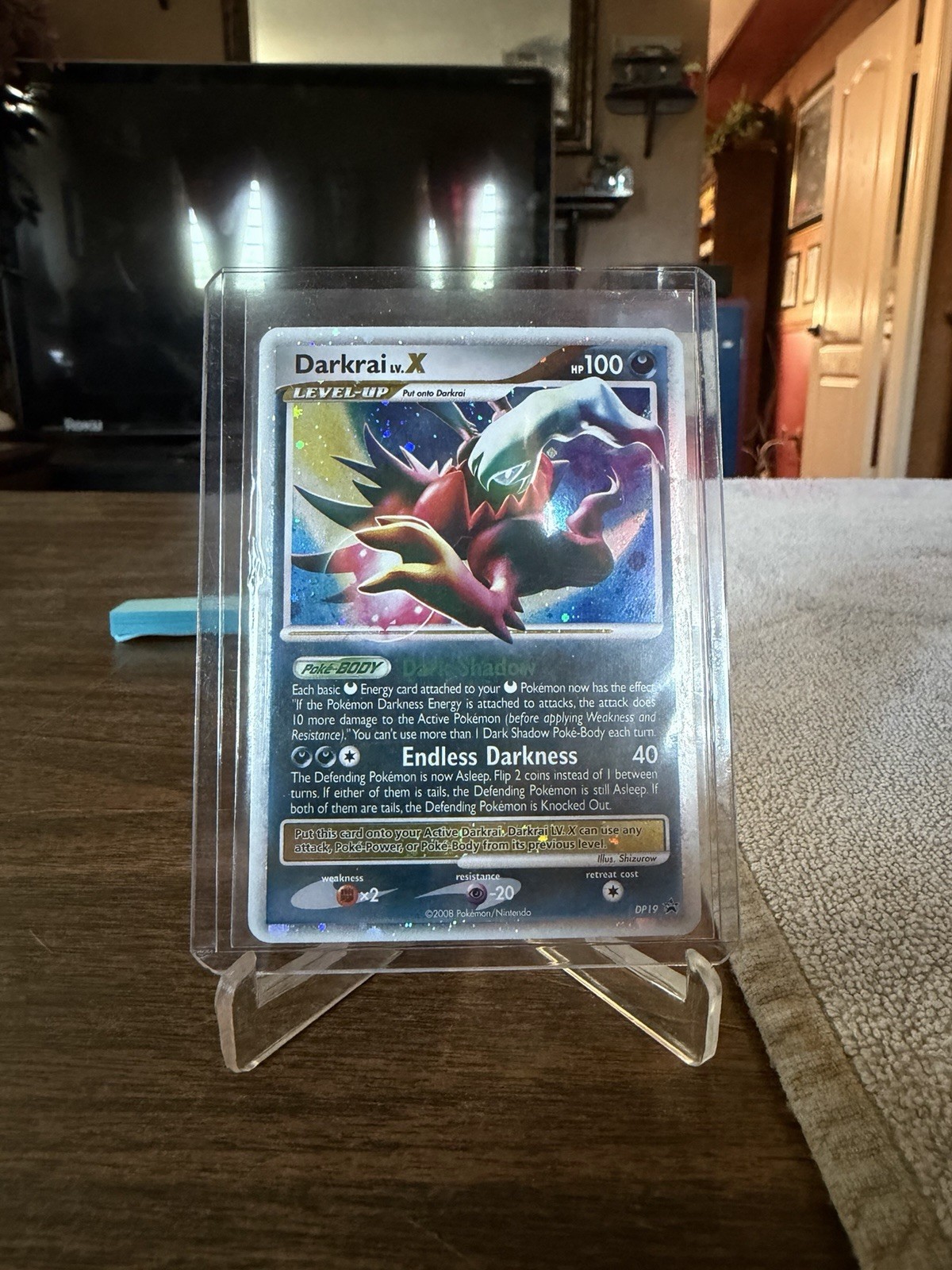 Pokémon TCG Darkrai LV.X DP19 Ultra Rare Diamond & Pearl Promo Card