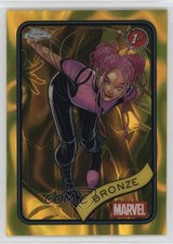 2025 Topps Chrome Marvel Comics Yellow Lava Refractor Bronze #190 gh4